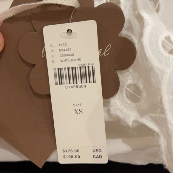 SOLD - Anthropologie Forever That Girl Audrina Eyelet mini dress - Picture 8 of 8